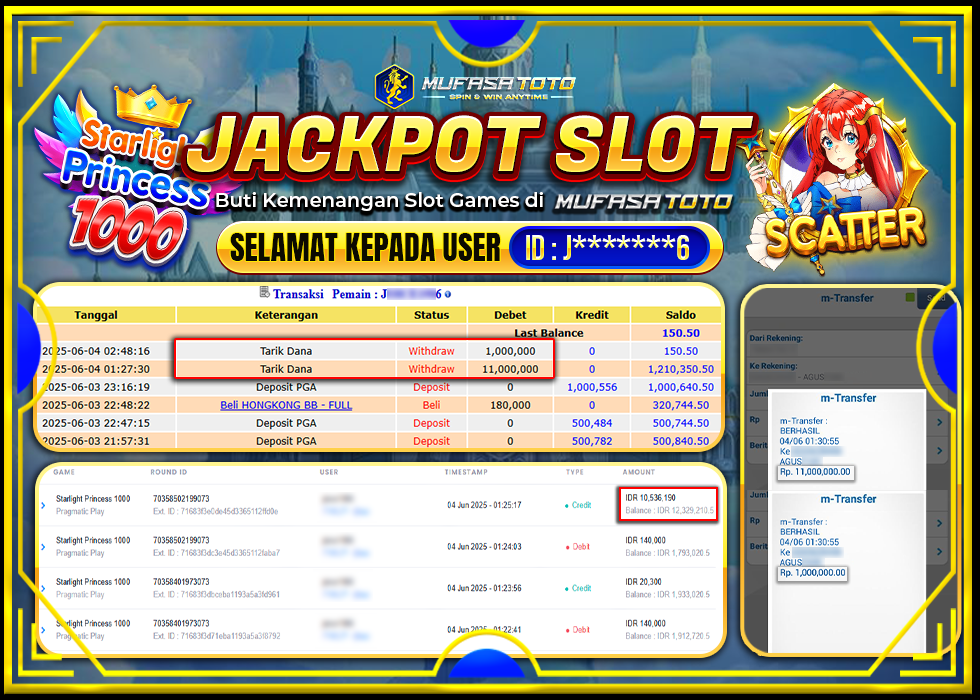 MUFASATOTO JACKPOT PRAGMATIC PLAY 12.000.000 | LUNAS